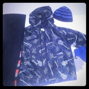 Gymboree Fall Jacket+Scarf+Hat+Gloves 3-4T!
